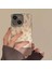 Apple iPhone 13 Uyumlu Kılıf Zebana Lily Flowers Silikon Kılıf Açık Kahverengi 2