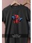 Oversize Spider-Man Örümcek Adam 11 Vektörel Tasarımlı Unisex T-Shirt 4