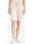 Regular Fit Beli Lastikli Düz Paça Bermuda Şort N7439AZ25HS 1