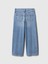 Kız Çocuk Açık Mavi High Rise Supersoft Wide-Leg Jean Pantolon 2