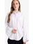 Relax Fit Basic Düz Keten Karışımlı Uzun Kollu Tesettür Gömlek Tunik D9702AX25SM 1