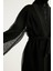 Siyah Tül Kimono – Tesettür Plaj Kimonosu | Ferah ve Şık P2501-1 5