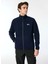 Lacivert Erkek Dik Yaka Basic Polar Sweatshırt D4WM-SWT3994 1