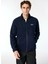Lacivert Erkek Dik Yaka Basic Polar Sweatshırt D4WM-SWT3994 3
