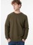 Haki Erkek Bisiklet Relaxed Fitilli Sweatshirt M4WM-SWT-1808 3