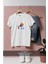 Oversize Mini Dalgıç ve Ahtapot Tasarımlı Unisex T-Shirt 1