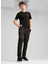 Siyah Erkek Çocuk Düz T-Shirt 68180201-EVOSTRIPE Tee 2