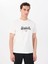 Beyaz Erkek Relaxed Baskılı T-Shirt J5SM-TST7310 1