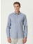 Mavi Erkek Gömlek Slim Fit Diyagonal Gömlek 1093638 1