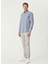 Mavi Erkek Gömlek Slim Fit Diyagonal Gömlek 1093638 3
