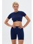 Aozora Sport Aktif Spor Mini Şort Lacivert 2