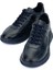 Siyah Erkek Deri Sneaker 698 1084-7 Erk Ayk SK23/24 2