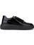 Erkek Hakiki Deri Siyah Rugan Sneakers & Spor Ayakkabı 1