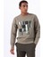 Gmg Fırenze Haki Erkek Bisiklet Regular Fit Sweatshirt GU25MSS08022 1
