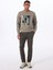 Gmg Fırenze Haki Erkek Bisiklet Regular Fit Sweatshirt GU25MSS08022 2