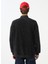 Fluffy Kapüşonlu Oversize Baskılı Antrasit Erkek Şardonlu Sweatshirt Fluffy-E-7 5