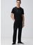 Siyah Erkek Slim Fit T-Shirt 1094089 3