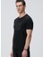 Siyah Erkek Slim Fit T-Shirt 1094089 4