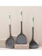 Gıda Sınıfı Silikon Spatula Seti Yapışmaz Tava Özel Yüksek Sıcaklığa Dayanıklı Mutfak Gereçleri Ev Pişirme Spatula Çorba Kaşığı (Yurt Dışından) 1