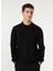 Siyah Erkek Polo Basic Düz Kazak MML4WM-KZK9510 2