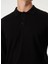 Siyah Erkek Polo Basic Düz Kazak MML4WM-KZK9510 4