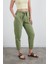 Beli Bağlamalı Straight Keten Pantolon 3