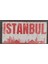 Istanbul Vintage Pas Görümlü Metal Levha - Dekoratif Alüminyum Tabela 10CM x 20CM 2