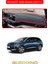 Peugeot 3008 Ekranlı (2021+)TORPİDO Koruma Halısı Kırmızı Kenar 1