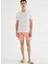 Erkek Pembe Regular Fit Deniz Şortu 2