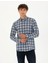 Lacivert Slim Fit Uzun Kollu Gömlek 1