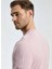 Ajur Örgü Detaylı Bisiklet Yaka Gül Kurusu Triko T-Shirt 4