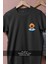 Oversize Su Birikintisi Içinde Mini Dalgıç Cep Tasarımlı Unisex T-Shirt 2