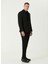 Siyah Erkek Mono Slim Fit Diyagonal Ceket 1091844 3