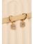 Halka Baget Altın Küpe CGKKP058 2