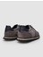 %100 Hakiki Deri Vizon Süet Bağcıklı Erkek Sneaker 3