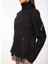 Siyah Kadın Dik Yaka Basic Sweatmont D3WL-SWT9 3
