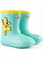 Haribo Turkuaz Erkek Çocuk Çizme Baby Rain Bear HRBFTW730 1