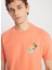 Turuncu Erkek Relaxed T-Shirt W2510747512 Relaxed Fit Grafik Logo 3