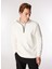 Dik Yaka Relaxed Ekru Erkek Sweatshirt C4WM-SWT4256 1