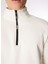 Dik Yaka Relaxed Ekru Erkek Sweatshirt C4WM-SWT4256 4