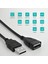1.5 Metre 1.5m USB Uzatma 2.0 Extension Cable Male To Female USB Cable High-Speed Yüksek Hızlı Uzatıcı Kablosu 3
