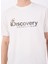 D4SM-TST3302 Beyaz Bisiklet Yaka Basic Baskılı Erkek T-Shirt 4