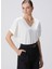 Ekru Kadın Basic T-Shirt 1094709 3