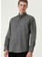 Antrasit Erkek Gömlek Slim Fit Düz Gömlek 1092974 2