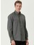 Antrasit Erkek Gömlek Slim Fit Düz Gömlek 1092974 4