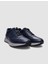 Lacivert Erkek Deri Sneaker 123154R 2
