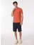 Kiremit Erkek Bisiklet Yaka Basic T-Shirt F4SM-TST 0103 1