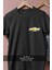 Oversize Chevrolet Logo Cep Tasarımlı Unisex T-Shirt 2