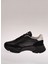 Siyah Erkek Deri Sneaker 25761 2