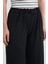 Beli Lastikli Krep Kumaş Palazzo Pantolon 5